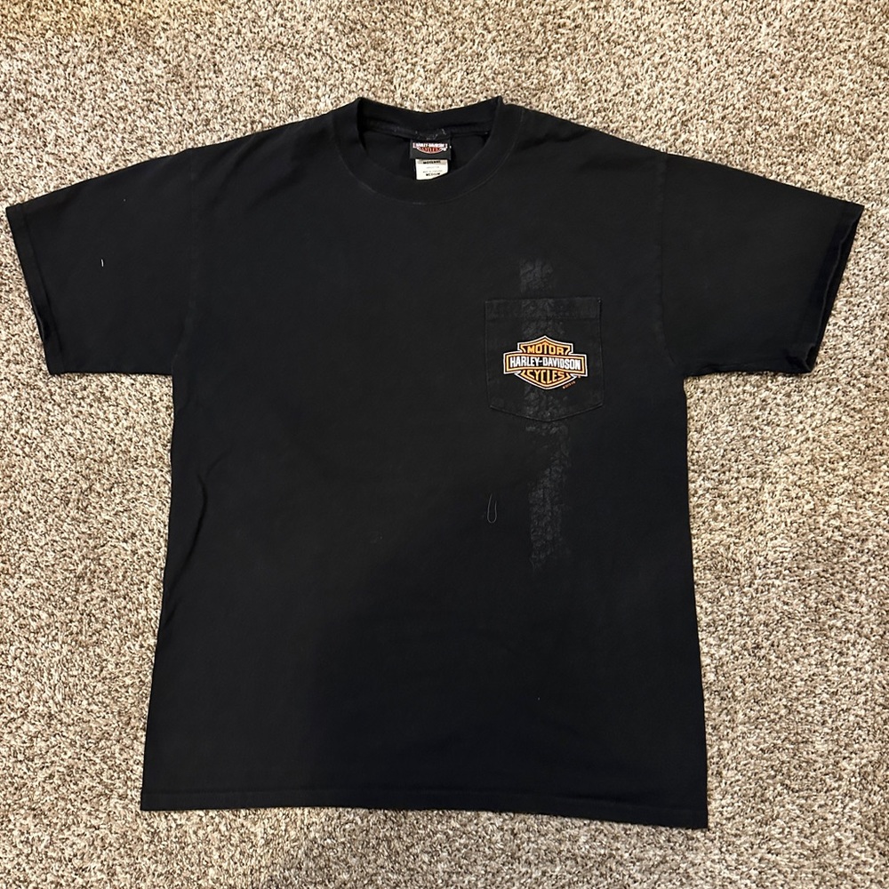 Harley Davidson 2016 Shelton's Genuine Motorcycles Goldsboro, N.C. Size M Shirt